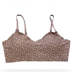 Nine West Intimates Bralette Women’s SzXL Floral Print Adjustable Strap